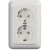 Busch-Jaeger wandcontactdoos 2-voudig randaarde Safety+ voor ovale 1,5 inbouwdoos Reflex SI (302EUJT-214) Busch-Jaeger wandcontactdoos 2-voudig randaarde Safety+ voor ovale 1,5 inbouwdoos Reflex SI (302EUJT-214)