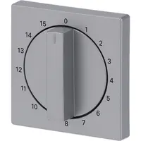 Busch-Jaeger draaigreep tijdschakelaar 15 min Future Linear aluzilver mat (1770-83-103)