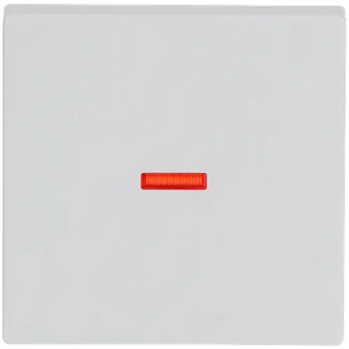 Busch-Jaeger schakelwip controlevenster rood Future Linear studiowit glans (1789-84)