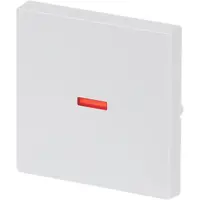 Busch-Jaeger schakelwip controlevenster rood Future Linear studiowit glans (1789-84)