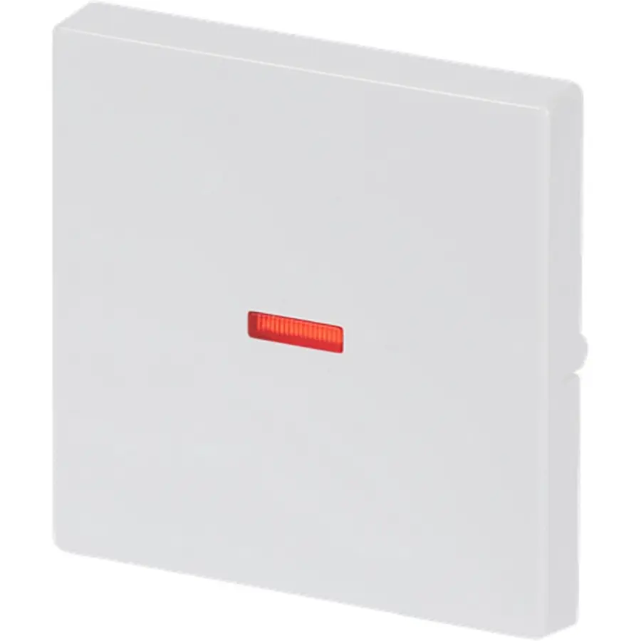 Busch-Jaeger schakelwip controlevenster rood Future Linear studiowit glans (1789-84)