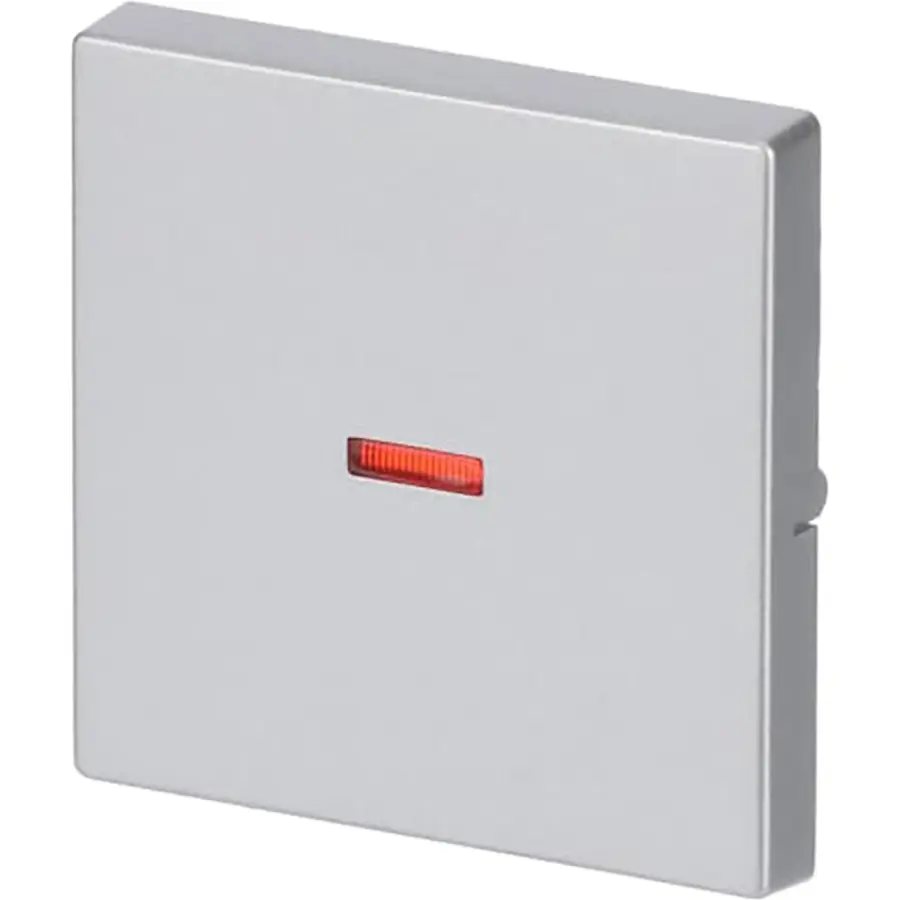 Busch-Jaeger schakelwip controlevenster rood Future Linear aluzilver (1789-83)
