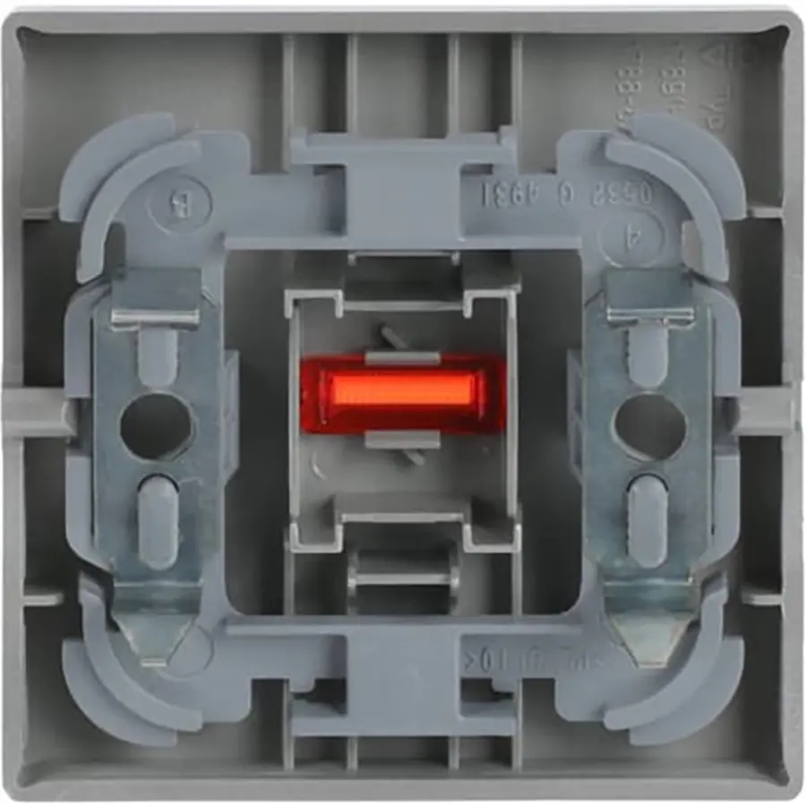 Busch-Jaeger schakelwip controlevenster rood Future Linear aluzilver (1789-83)