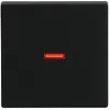 Busch-Jaeger schakelwip controlevenster rood Future Linear zwart mat (1789-885)