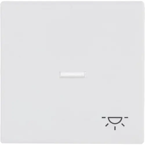 Busch-Jaeger schakelwip met controlevenster en symbool licht Future Linear studiowit mat (1789 LI-884)