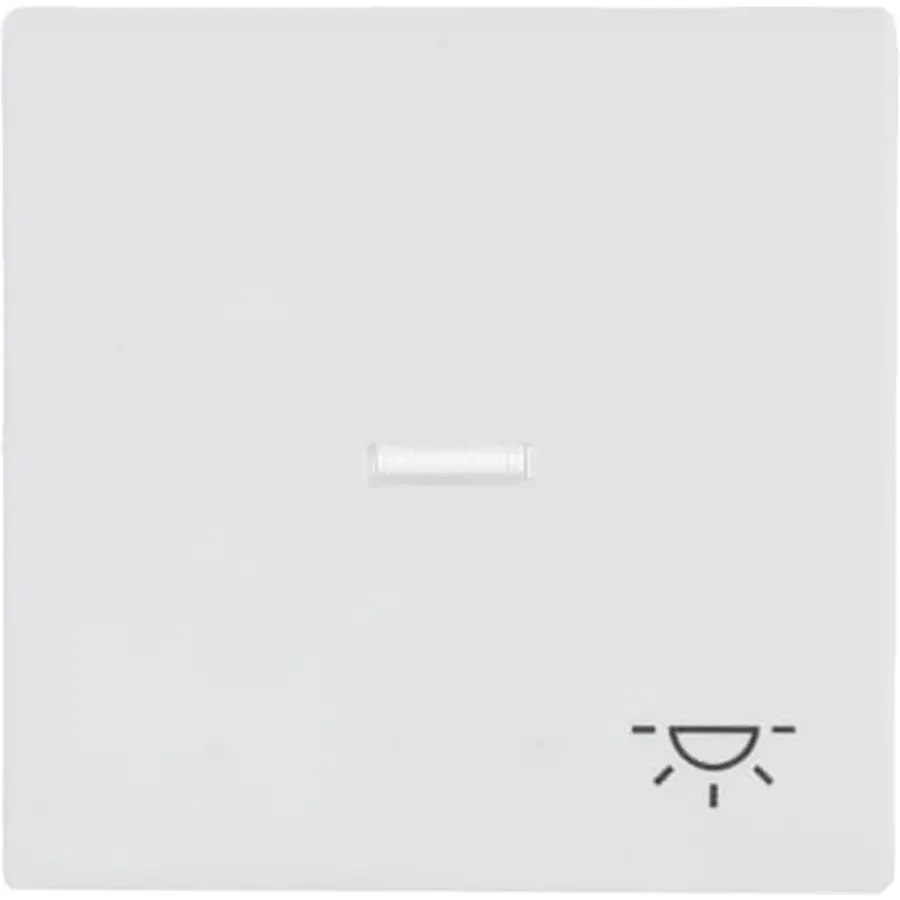Busch-Jaeger schakelwip met controlevenster en symbool licht Future Linear studiowit mat (1789 LI-884)