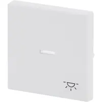Busch-Jaeger schakelwip met controlevenster en symbool licht Future Linear studiowit mat (1789 LI-884)