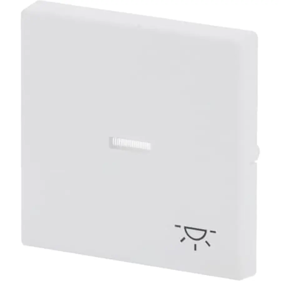 Busch-Jaeger schakelwip met controlevenster en symbool licht Future Linear studiowit mat (1789 LI-884)