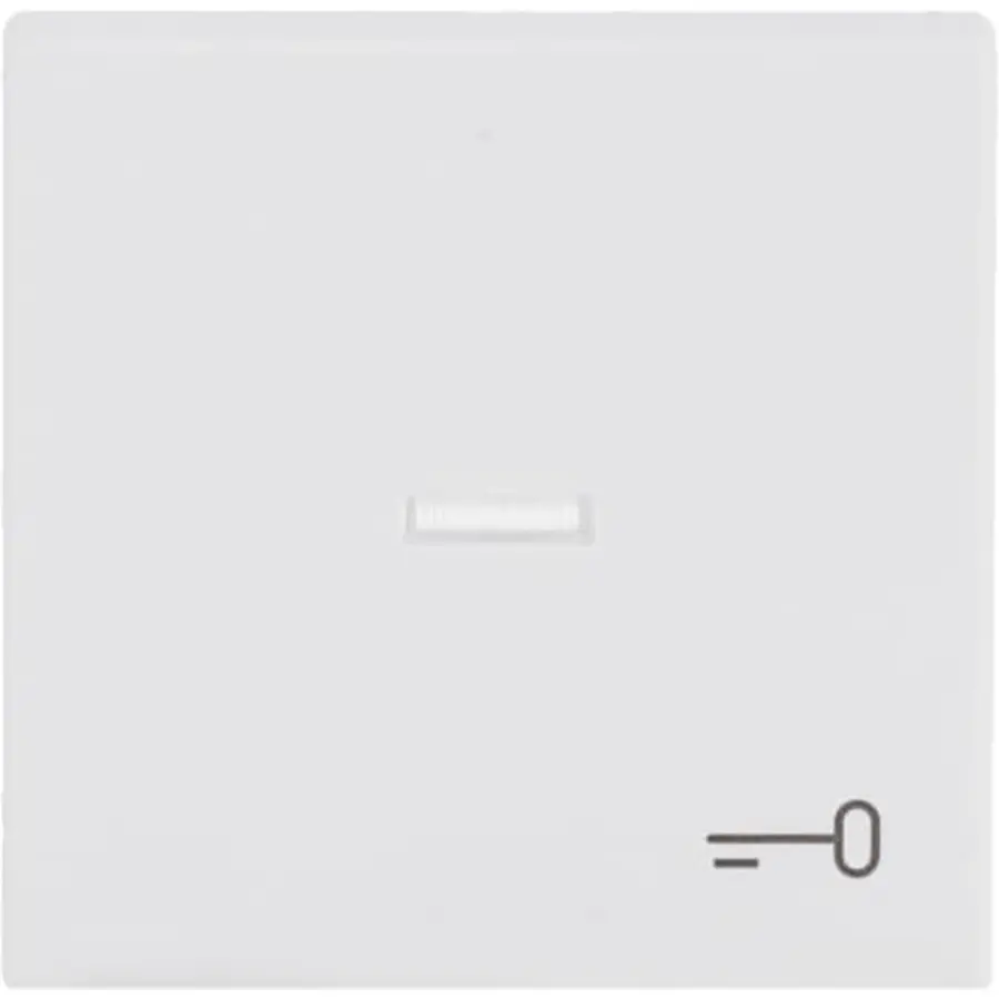 Busch-Jaeger schakelwip met controlevenster en symbool sleutel Future Linear studiowit mat (1789 TR-884)
