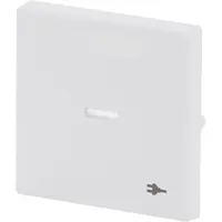 Busch-Jaeger schakelwip met controlevenster en symbool stekker Future Linear studiowit mat (1789 ST-884)
