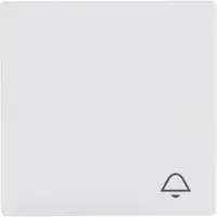 Busch-Jaeger schakelwip met symbool bel Future Linear studiowit mat (2520 KI-884)