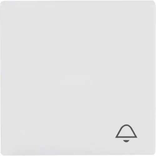 Busch-Jaeger schakelwip met symbool bel Future Linear studiowit mat (2520 KI-884)