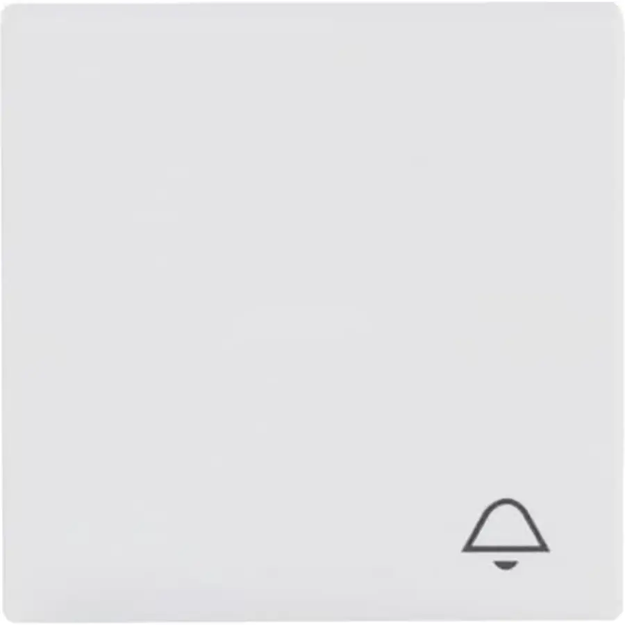 Busch-Jaeger schakelwip met symbool bel Future Linear studiowit mat (2520 KI-884)