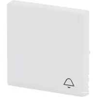 Busch-Jaeger schakelwip met symbool bel Future Linear studiowit mat (2520 KI-884)