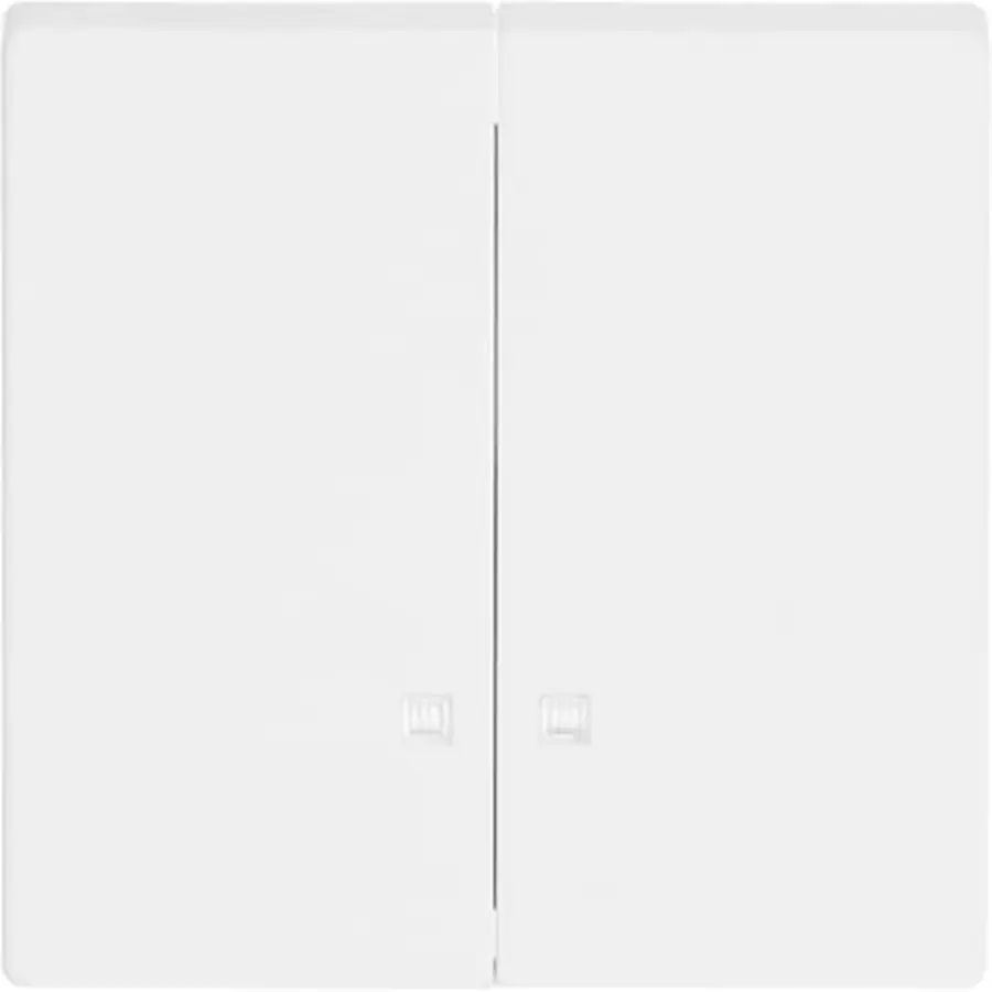 Busch-Jaeger schakelwip 2-voudig met controlevenster Future Linear studiowit mat (1785 K-884)