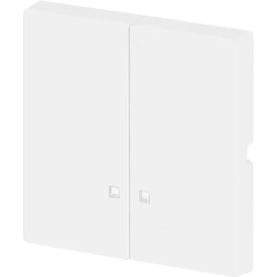 Busch-Jaeger schakelwip 2-voudig met controlevenster Future Linear studiowit mat (1785 K-884)