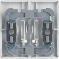 Busch-Jaeger schakelwip 2-voudig met controlevenster Future Linear studiowit mat (1785 K-884)