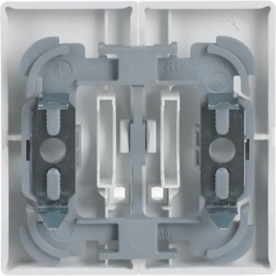Busch-Jaeger schakelwip 2-voudig met controlevenster Future Linear studiowit mat (1785 K-884)