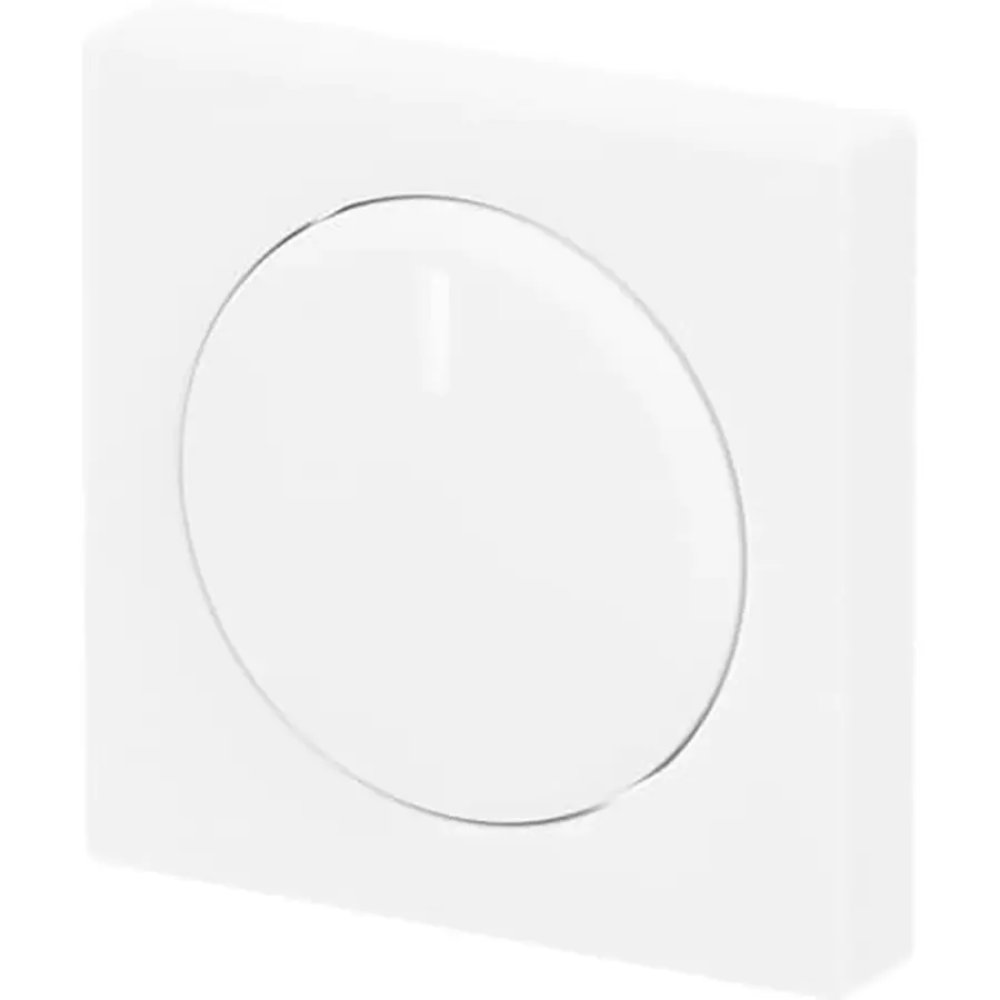 Busch-Jaeger dimmerknop tbv draai/druk dimmer Future Linear studiowit mat (6540-884-102)