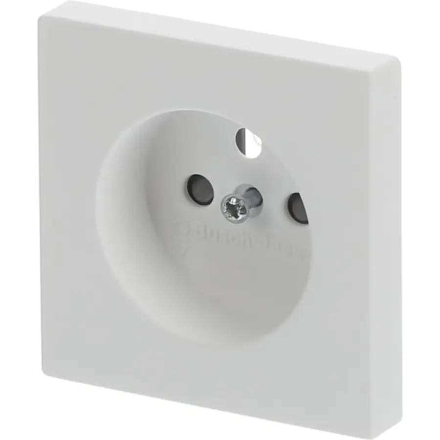Busch-Jaeger centraalplaat voor wandcontactdoos met penaarde Future Linear studiowit mat (2399 UCKS-884)
