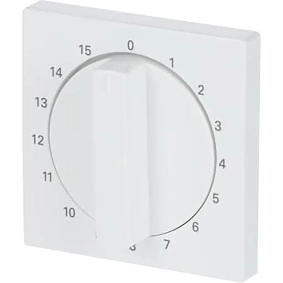Busch-Jaeger draaigreep tijdschakelaar 15 min Future Linear studiowit glans (1770-84-103)