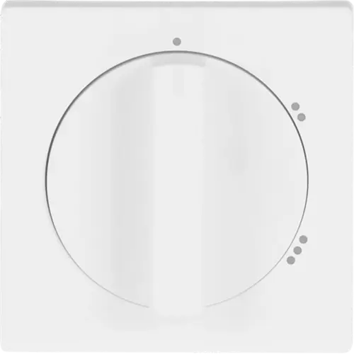 Busch-Jaeger draaiknop driestandenschakelaar Future Linear studiowit mat (2542 DR/02-884)