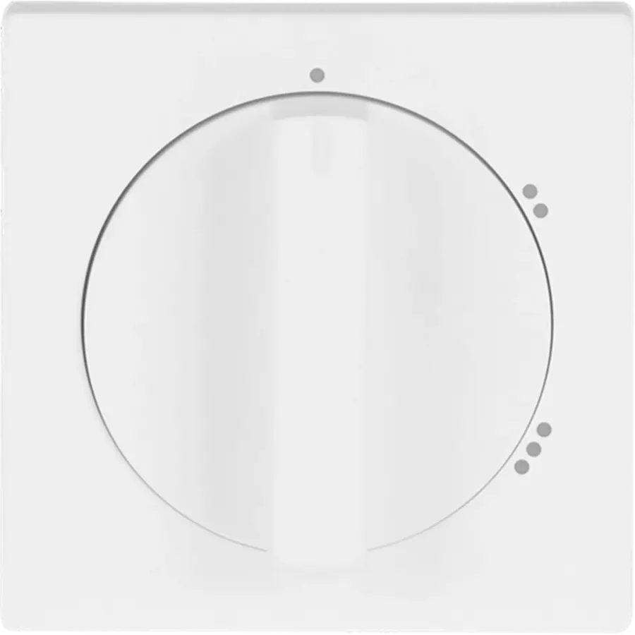 Busch-Jaeger draaiknop driestandenschakelaar Future Linear studiowit mat (2542 DR/02-884)