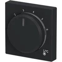 Busch-Jaeger draaiknop voor kamerthermostaat 1094/1097U Future Linear zwart mat (1794 R-885)