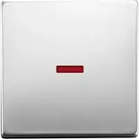 Busch-Jaeger schakelwip controlevenster rood Pure Stainless Steel (1789-866)