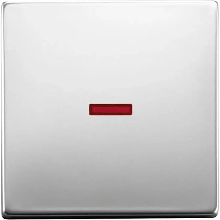 Busch-Jaeger schakelwip controlevenster rood Pure Stainless Steel (1789-866)