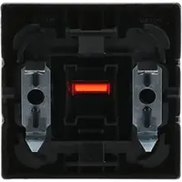 Busch-Jaeger schakelwip controlevenster rood Pure Stainless Steel (1789-866)