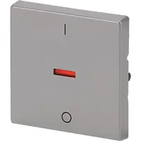 Busch-Jaeger schakelwip met rood controlevenster en opdruk 0–1 Pure Stainless Steel (1788-866)