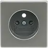 Busch-Jaeger centraalplaat voor wandcontactdoos met penaarde Pure Stainless Steel (2399 UCKS-866) Busch-Jaeger centraalplaat voor wandcontactdoos met penaarde Pure Stainless Steel (2399 UCKS-866)