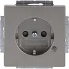 Busch-Jaeger wandcontactdoos randaarde Safety+ met LED-controleverlichting Pure Stainless Steel (20 EUCBL-866) Busch-Jaeger wandcontactdoos randaarde Safety+ met LED-controleverlichting Pure Stainless Steel (20 EUCBL-866)