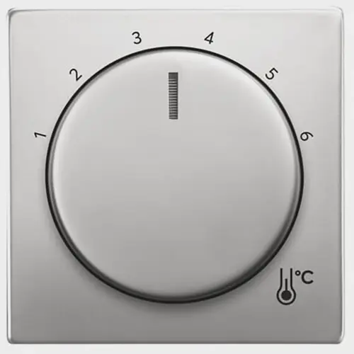 Busch-Jaeger draaiknop voor kamerthermostaat 1094/1097U Pure Stainless Steel (1794 R-866) Busch-Jaeger draaiknop voor kamerthermostaat 1094/1097U Pure Stainless Steel (1794 R-866)