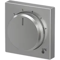 Busch-Jaeger draaiknop voor kamerthermostaat 1094/1097U Pure Stainless Steel (1794 R-866)