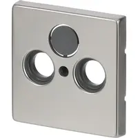 Busch-Jaeger centraalplaat antenne / COAX wandcontactdoos Pure Stainless Steel (1743-866)