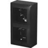 Busch-Jaeger opbouwbak 2-voudig inclusief afdekraam Balance SI zwart mat (1712-915) Busch-Jaeger opbouwbak 2-voudig inclusief afdekraam Balance SI zwart mat (1712-915)