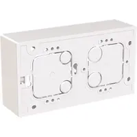 Busch-Jaeger opbouwbak 2-voudig inclusief afdekraam Balance SI wit glans (1712-914)