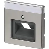 Busch-Jaeger centraalplaat RJ45 wandcontactdoos 1-voudig Pure Stainless Steel (1803-866)