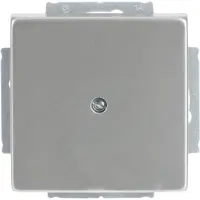 Busch-Jaeger blinddeksel incl. draagframe Pure Stainless Steel (1742-866)