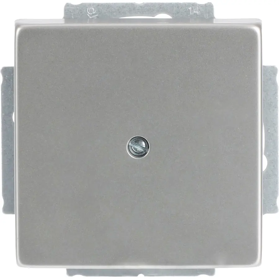 Busch-Jaeger blinddeksel incl. draagframe Pure Stainless Steel (1742-866)