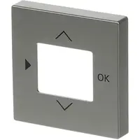 Busch-Jaeger centraalplaat timer/CO2/thermostaat Pure Stainless Steel (6435-866)
