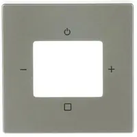 Busch-Jaeger centraalplaat tbv digitale radio Pure Stainless Steel (8252-866-101)