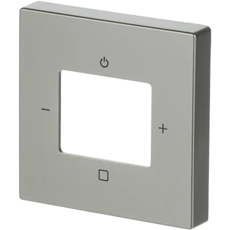 Busch-Jaeger centraalplaat tbv digitale radio Pure Stainless Steel (8252-866-101)