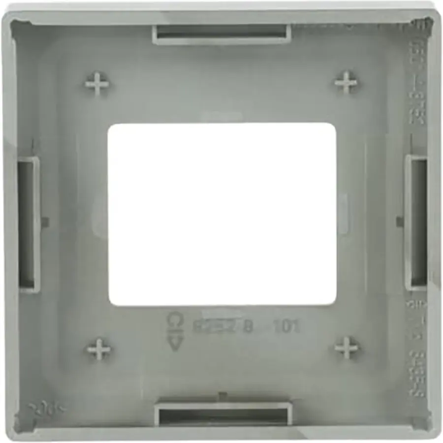 Busch-Jaeger centraalplaat tbv digitale radio Pure Stainless Steel (8252-866-101)