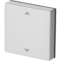 Busch-Jaeger knop met pijlsymbolen tbv elektronische jaloezieschakelaar Future Linear aluzilver (6430-83-102)