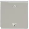 Busch-Jaeger knop met pijlsymbolen tbv elektronische jaloezieschakelaar Pure Stainless Steel (6430-866-102) Busch-Jaeger knop met pijlsymbolen tbv elektronische jaloezieschakelaar Pure Stainless Steel (6430-866-102)