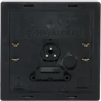 Busch-Jaeger knop met pijlsymbolen tbv elektronische jaloezieschakelaar Pure Stainless Steel (6430-866-102)