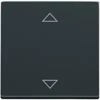Busch-Jaeger knop met pijlsymbolen tbv elektronische jaloezieschakelaar Future Linear antraciet glans (6430-81-102)